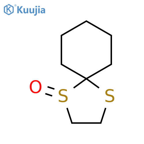 1,4-Dithiaspiro[4.5]decane, 1-oxide structure