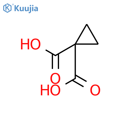 Cyclopropane-1,1-dicarboxylic acid structure