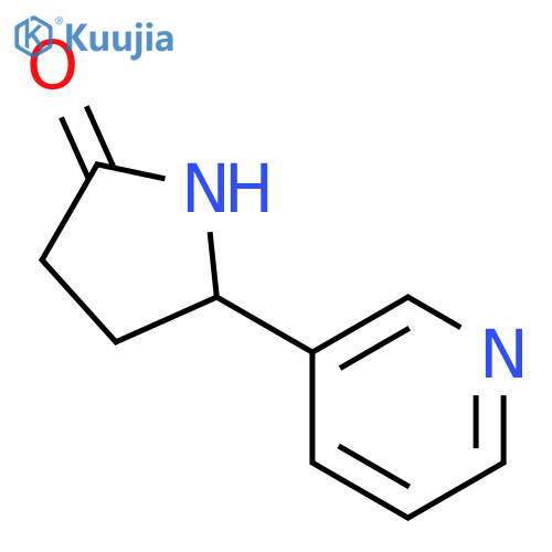 2-Pyrrolidinone,5-(3-pyridinyl)-, (5S)- structure