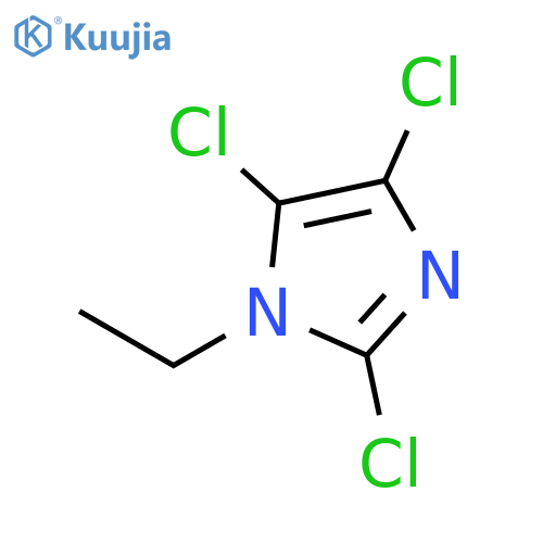 1H-Imidazole, 2,4,5-trichloro-1-ethyl- structure