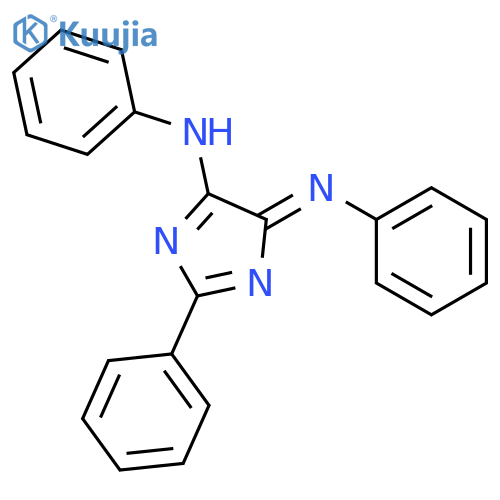 4H-Imidazol-5-amine, N,2-diphenyl-4-(phenylimino)- structure