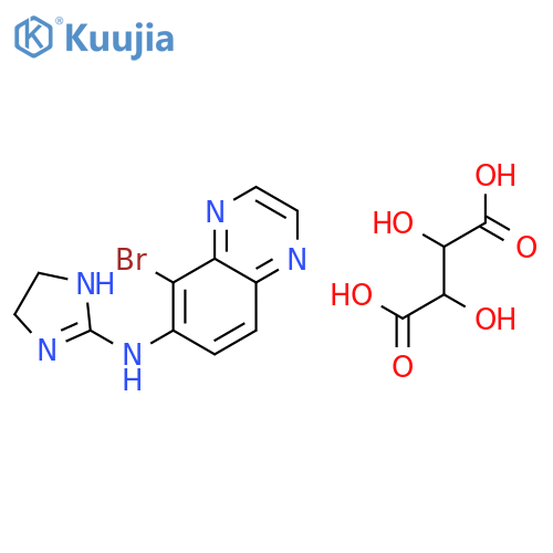Brimonidine tartrate structure