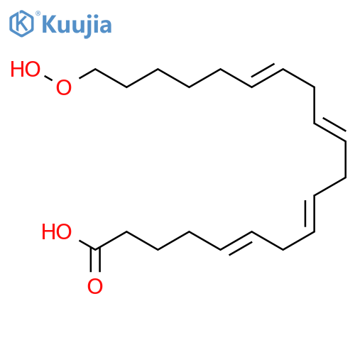 (5E,8E,11E,14E)-20-hydroperoxyicosa-5,8,11,14-tetraenoic acid structure