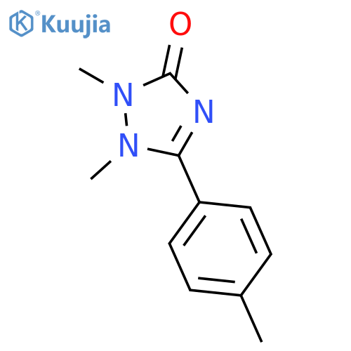 3H-1,2,4-Triazol-3-one, 1,2-dihydro-1,2-dimethyl-5-(4-methylphenyl)- structure