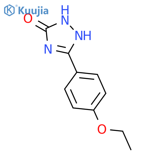 3H-1,2,4-TRIAZOL-3-ONE, 5-(4-ETHOXYPHENYL)-1,2-DIHYDRO- structure