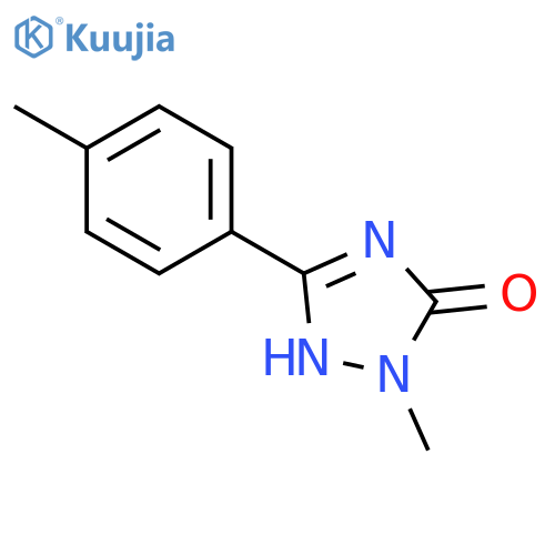 3H-1,2,4-TRIAZOL-3-ONE, 1,2-DIHYDRO-2-METHYL-5-(4-METHYLPHENYL)- structure