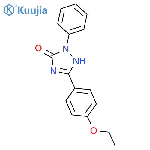 3H-1,2,4-Triazol-3-one, 5-(4-ethoxyphenyl)-1,2-dihydro-2-phenyl- structure