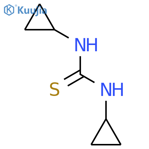 1,3-dicyclopropylthiourea structure