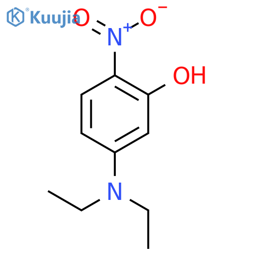 Phenol, 5-(diethylamino)-2-nitro- structure