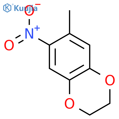 6-Methyl-7-nitro-2,3-dihydro-1,4-benzodioxine structure