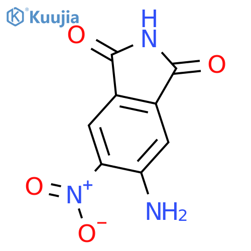 5-Amino-6-nitroisoindoline-1,3-dione structure