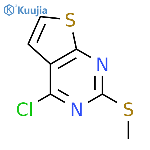 4-chloro-2-(methylthio)thieno2,3-dpyrimidine structure