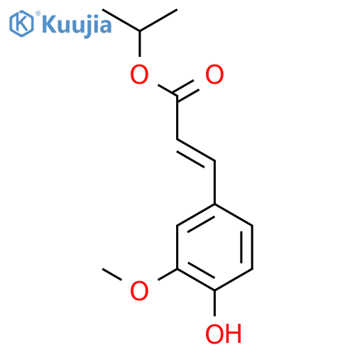 Isopropyl ferulate structure