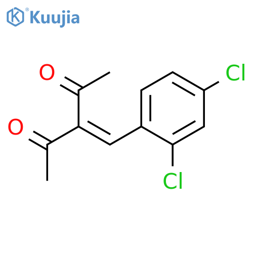 2,4-Pentanedione, 3-[(2,4-dichlorophenyl)methylene]- structure