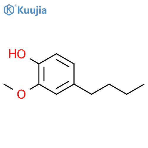 4-butyl-2-methoxyphenol structure