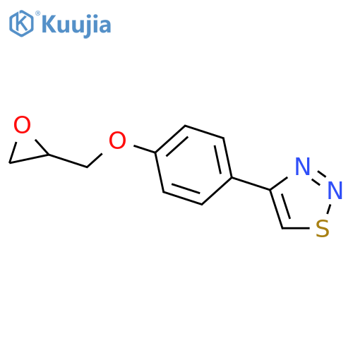 4-4-(Oxiran-2-ylmethoxy)phenyl-1,2,3-thiadiazole structure