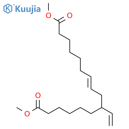7-Hexadecenedioic acid, 10-ethenyl-, dimethyl ester structure