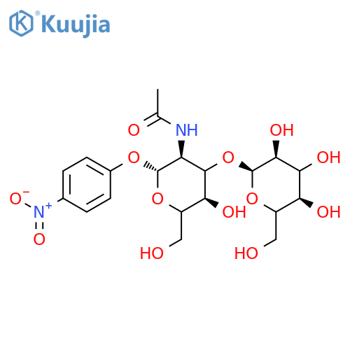 4-Nitrophenyl 2-(Acetamido)-2-deoxy-3-O-b-D-galactopyranosyl-a-D-galactopyranoside structure