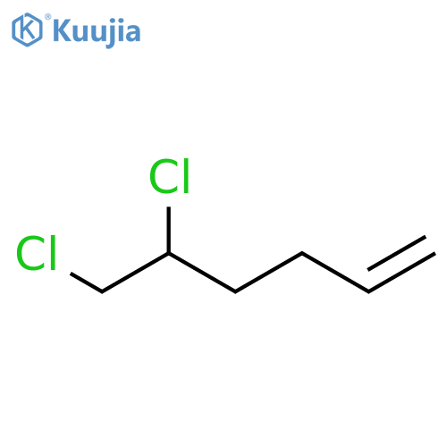 1-Hexene, 5,6-dichloro- structure