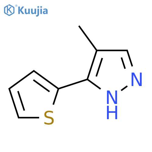 4-Methyl-3-(2-Thienyl)-1H-Pyrazole structure