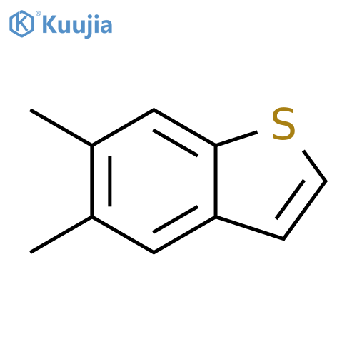 Benzo[b]thiophene, 5,6-dimethyl- structure