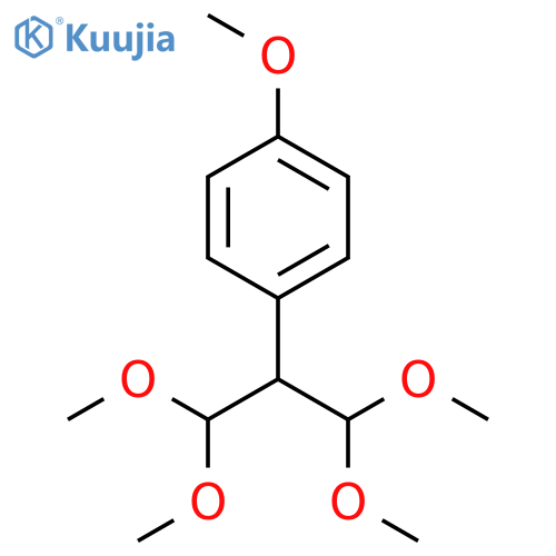 Benzene, 1-[1-(dimethoxymethyl)-2,2-dimethoxyethyl]-4-methoxy- structure