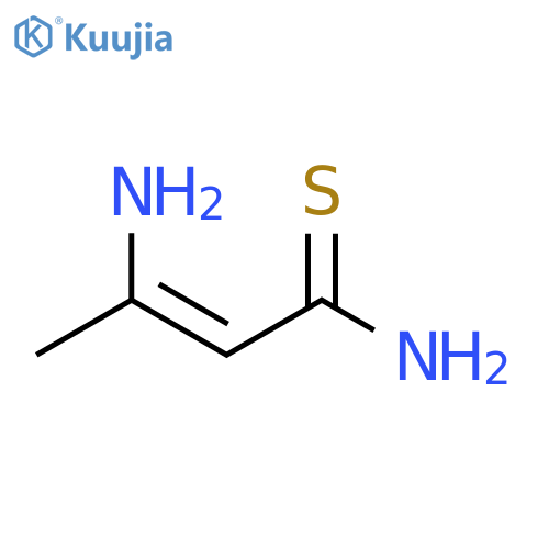 3-Amino-but-2-enethioic acid amide structure