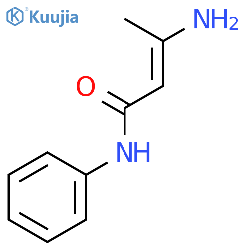 2-Butenamide, 3-amino-N-phenyl-, (Z)- structure