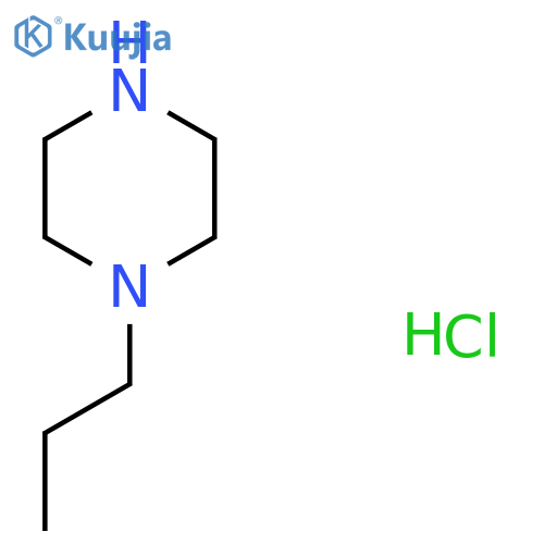 1-Propylpiperazine hydrochloride structure