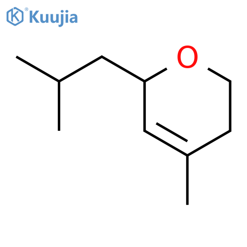 2H-Pyran,5,6-dihydro-4-methyl-2-(2-methylpropyl)- structure