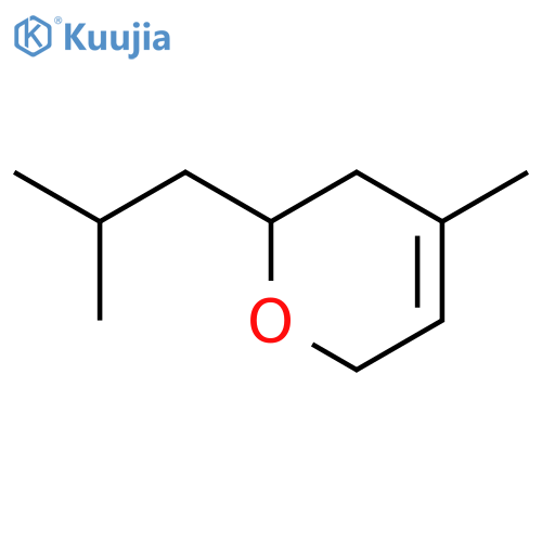 2H-Pyran,3,6-dihydro-4-methyl-2-(2-methylpropyl)- structure
