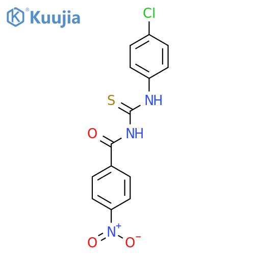 BENZAMIDE, N-[[(4-CHLOROPHENYL)AMINO]THIOXOMETHYL]-4-NITRO- structure