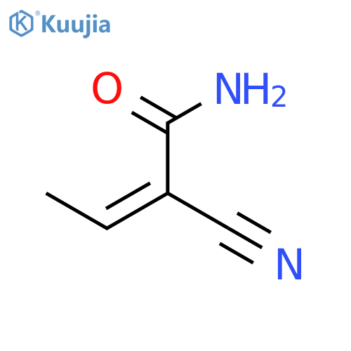 2-Butenamide, 2-cyano- structure