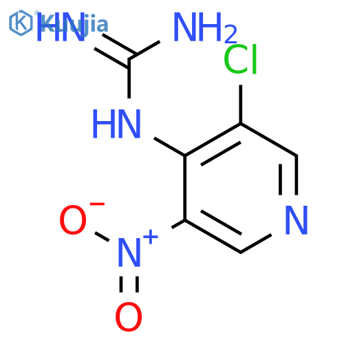 Guanidine, (3-chloro-5-nitro-4-pyridinyl)- structure