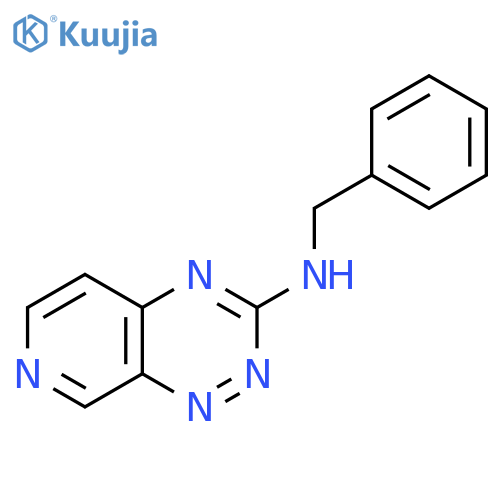 PYRIDO[4,3-E]-1,2,4-TRIAZIN-3-AMINE, N-(PHENYLMETHYL)- structure