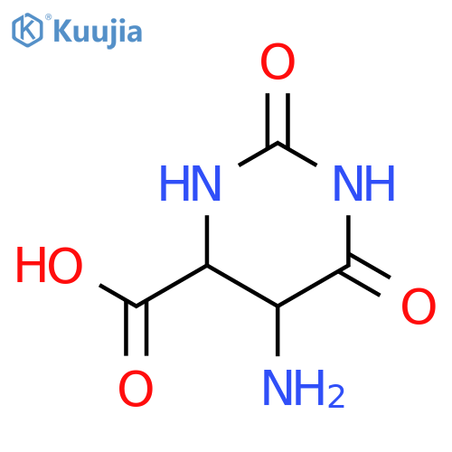 4-Pyrimidinecarboxylicacid, 5-aminohexahydro-2,6-dioxo- structure