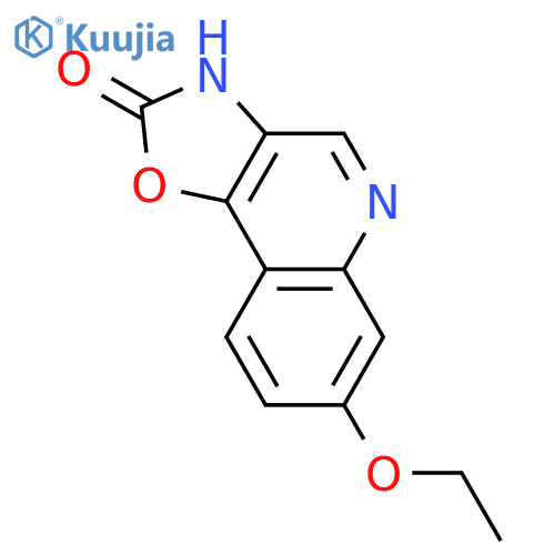 Oxazolo[4,5-c]quinolin-2(3H)-one, 7-ethoxy- structure