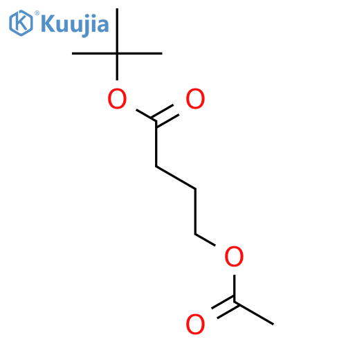 Butanoic acid, 4-(acetyloxy)-, 1,1-dimethylethyl ester structure
