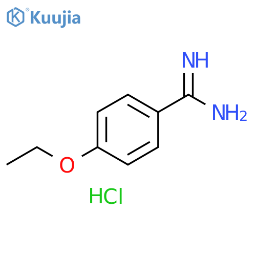 4-ethoxybenzene-1-carboximidamide hydrochloride structure
