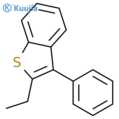 Benzo[b]thiophene, 2-ethyl-3-phenyl- structure