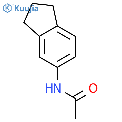 N-(2,3-dihydro-1H-inden-5-yl)acetamide structure