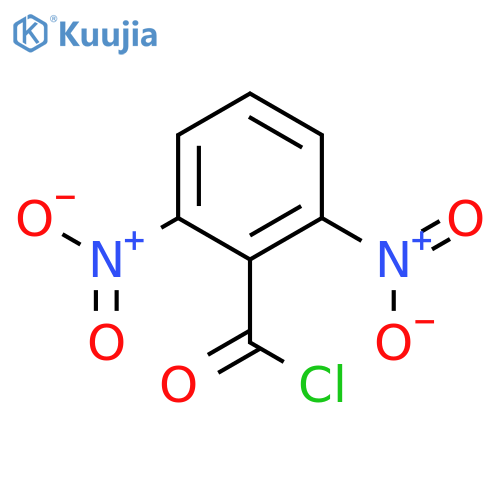 Benzoyl chloride, 2,6-dinitro- structure