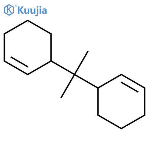 Cyclohexene, 3,3'-(1-methylethylidene)bis- structure