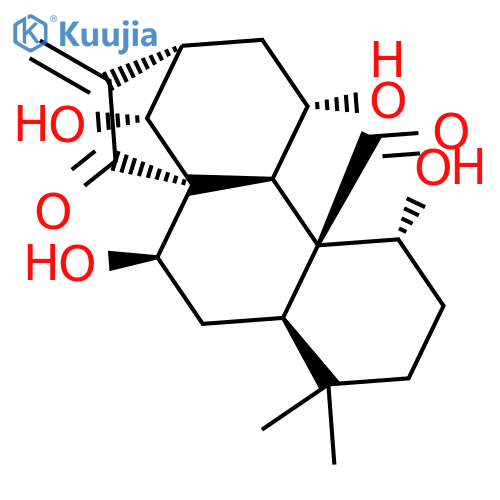 Kaur-16-en-20-al,1,7,11,14-tetrahydroxy-15-oxo-, (1b,7a,11b,14R)- (9CI) structure
