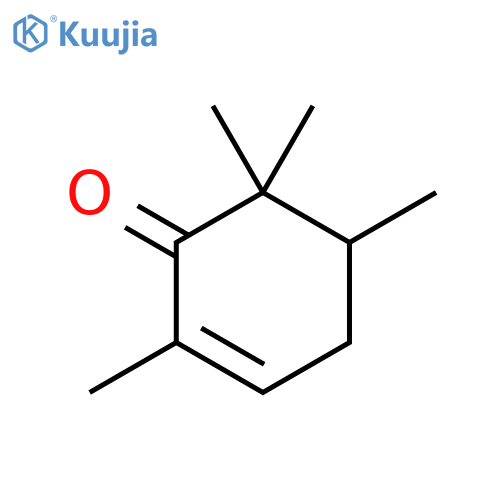 2-Cyclohexen-1-one, 2,5,6,6-tetramethyl- structure