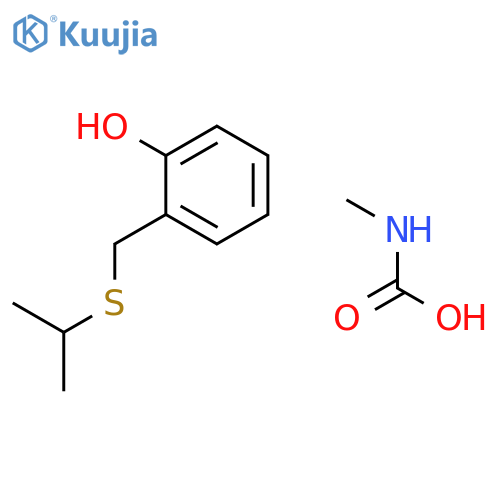 PHENOL, 2-[[(1-METHYLETHYL)THIO]METHYL]-, METHYLCARBAMATE structure