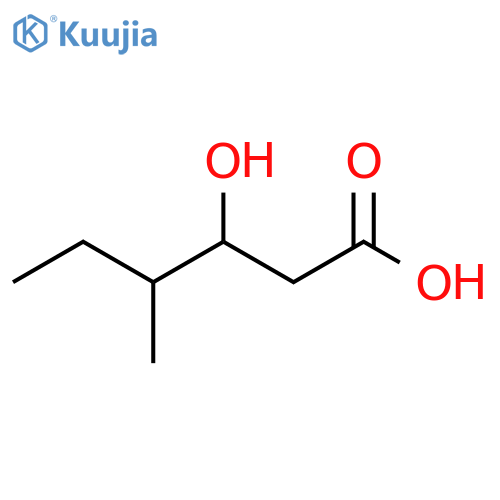 3-hydroxy-4-methylhexanoic acid structure