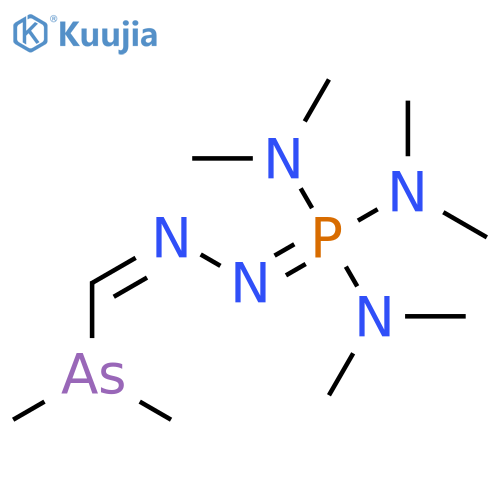 Formaldehyde, (dimethylarsino)-,[tris(dimethylamino)phosphoranylidene]hydrazone, (Z)- structure