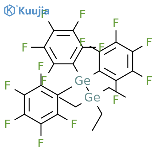Triethylgermyl--tris(pentafluorophenyl)germyl (1/1) structure