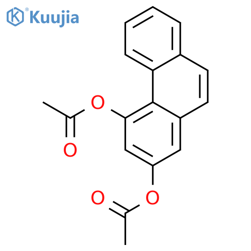 2,4-Phenanthrenediol,2,4-diacetate structure